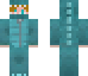 boy in blue dino suit