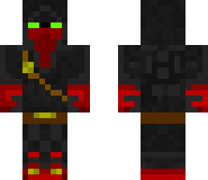 redassasin with green eyes