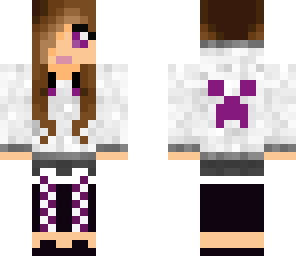 creeper hoodie- purple