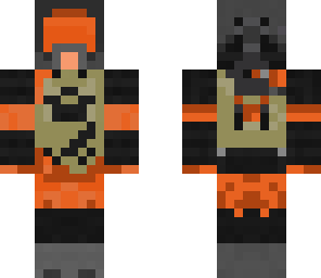 quarian male orange suit