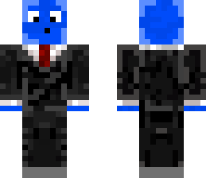 blue slime with smoking