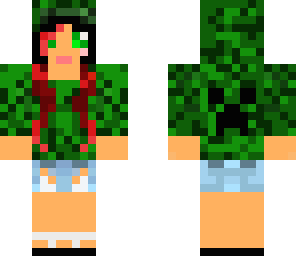 creeper hoodie girl