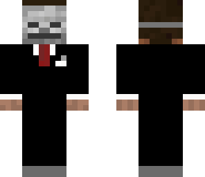steve in skeleton mask