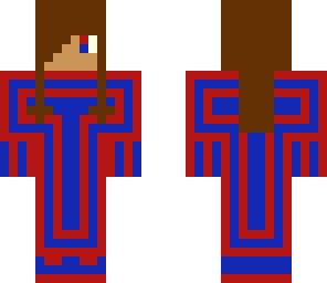 red and blue boy