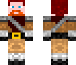 viking warrior without helmet