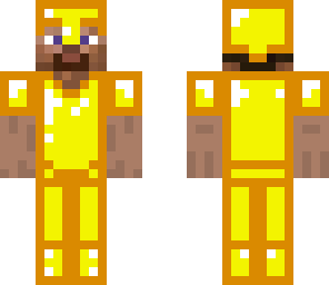 steve in gold armor