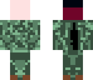 the camoflauged black man