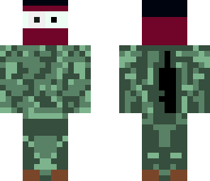 the improved camoflauge black man