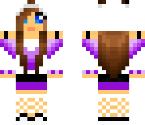 purple panda girl