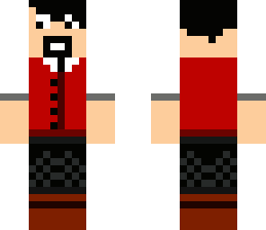 red stylish guy