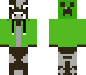 cow with a creeper jacket