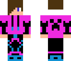 pink and blue tron