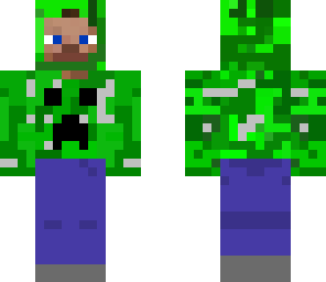 steve creeper hood