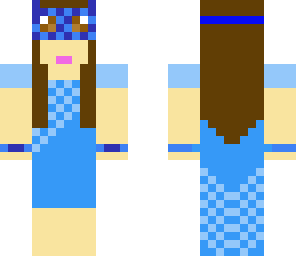 blue masquerade dress