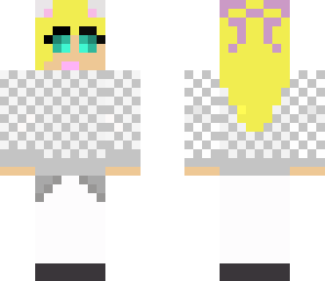 polar bear girl who likes checkers
