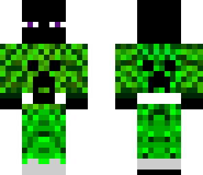 ultimate enderman with creeper hoody