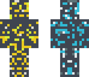 diamond and gold ore