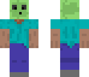 steve with slime head