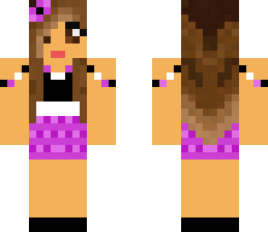 pink black white dress