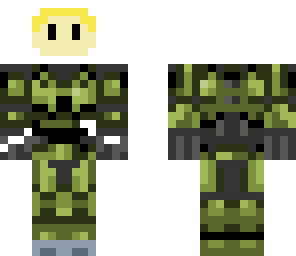 finn in the armor of master chief