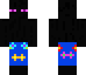 swimming ender man