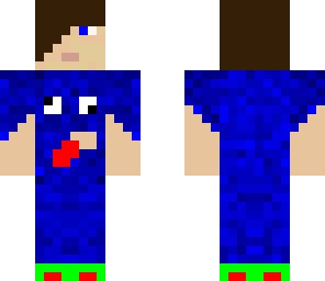 dude with cookie monster t-shirt