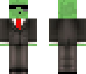 agent slime with red tie