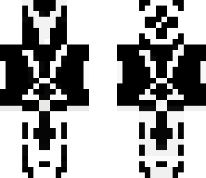 black and white robot suit