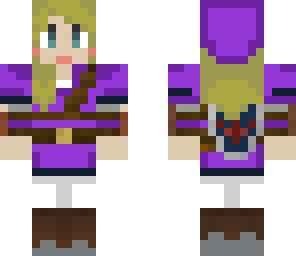 link girl purple