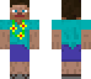 steve on an island