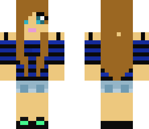 blue girl