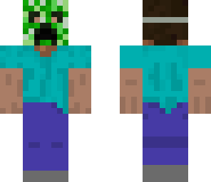 steve creeper mask