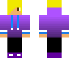 purple kitty nerd as a guy