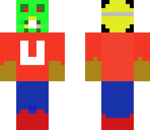 epic face with creeper mask mixed wit idk