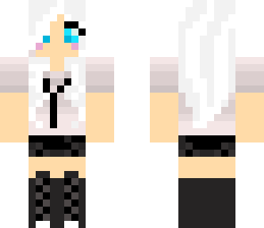 girl with necktie