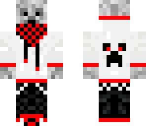 awesome red creeper skater
