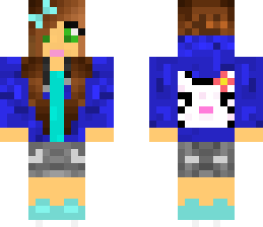 cute minecraft girl