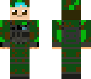 forest camo soldier