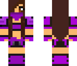 purple ninja girl