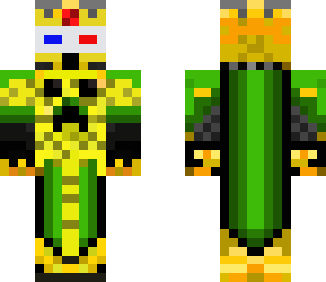 creeper king with 3d glasses