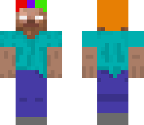 herobrine with random hair