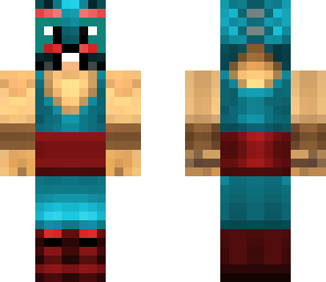 luchador blue