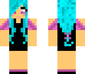 neon hair