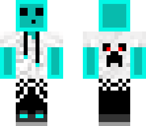 blue slime in hoodie