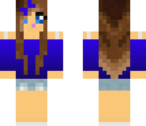 dark blue girl skin