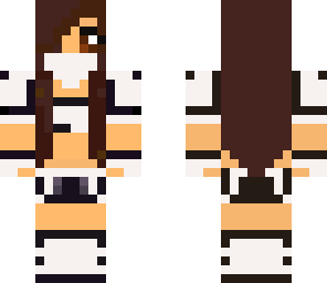 white ninja girl