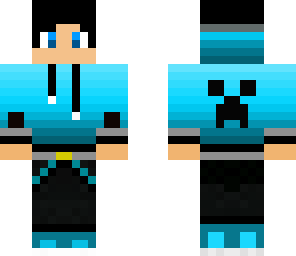 boy hoddie crepper cyan pc
