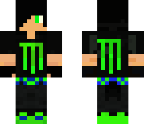 blue and green monster guy