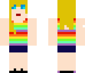 rainbow girl