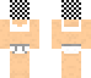 checkers in a bra